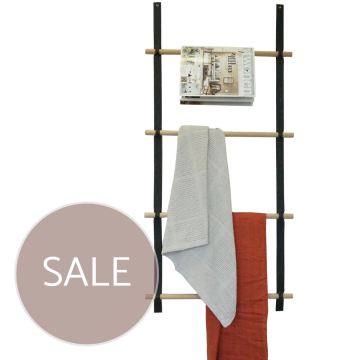 Wandladder Zwart 57cm