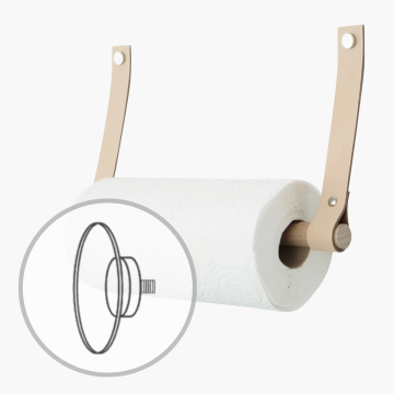 Keukenrolhouder met zuignap